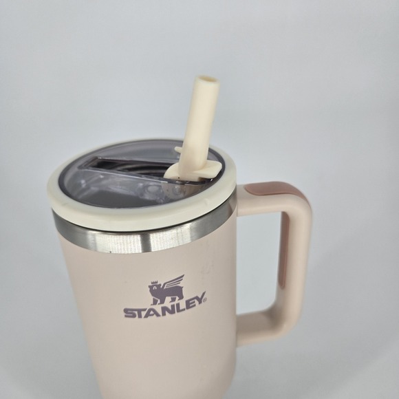 Stanley 40oz Quencher H2.0 Tumbler Blush Pink Handle Cup Aftermarket Lid No Stra - Picture 11 of 11